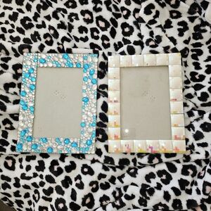 Set of Two Decorative Picture Frames 8x6